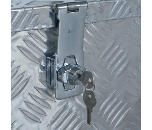 Alumīnija Kaste, 610X430X455 Mm, Sudraba Krāsā Vidaxl
