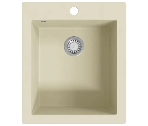 Virtuvinė Plautuvė, Smėlio Sp., Granitas, Vieno Dubens