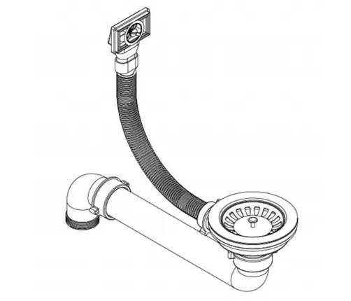 Ühepoolne Köögivalamu, Graniit, Hall