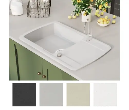 Ühepoolne Köögivalamu, Graniit, Hall