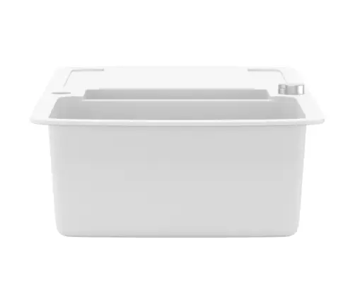 Virtuves Izlietne, Divas Bļodas, Balta, Granīts Vidaxl