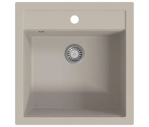 Ühepoolne Köögivalamu, Graniit, Beež