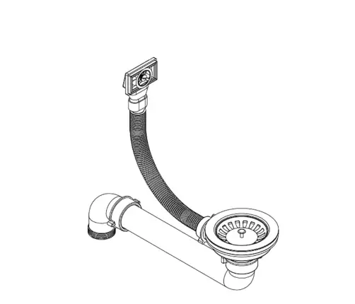 Virtuvinė Plautuvė, Balta, Granitas, Vieno Dubens