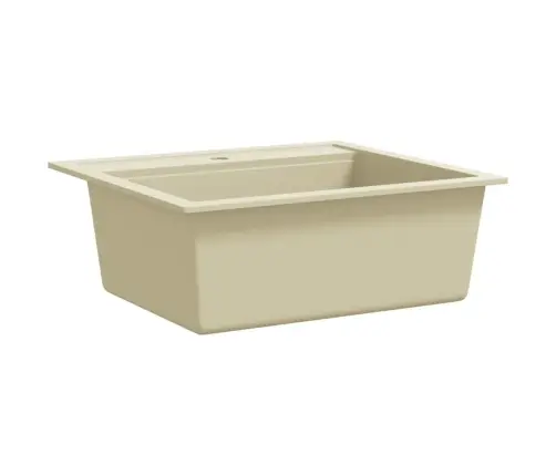 Virtuves Izlietne, Viena Bļoda, Bēšs Granīts Vidaxl