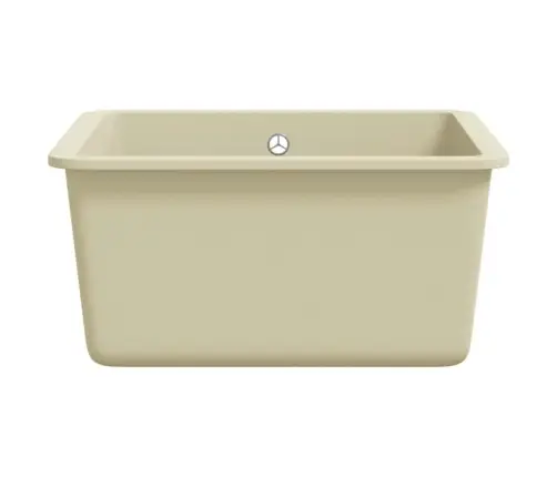 Virtuves Izlietne, Viena Bļoda, Bēšs Granīts Vidaxl