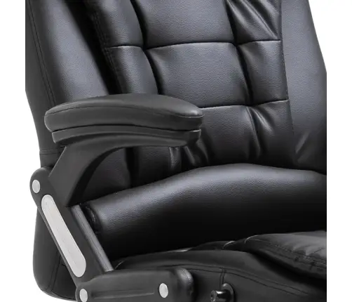 Biroja Krēsls, Melna Mākslīgā Āda Vidaxl