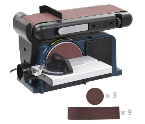 Elektriskā Diska Un Lentas Slīpmašīna, 370 W, 150 Mm Vidaxl