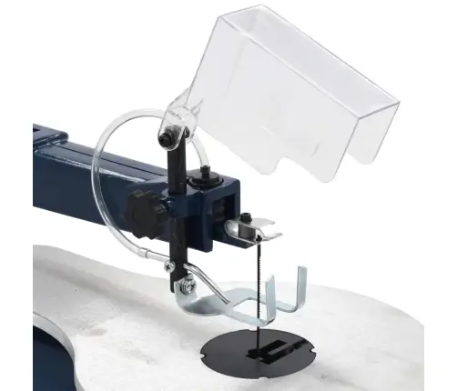 Elektriskais Finierzāģis Ar Kājas Pedāli Un Led Gaismu, 125 W  Vidaxl