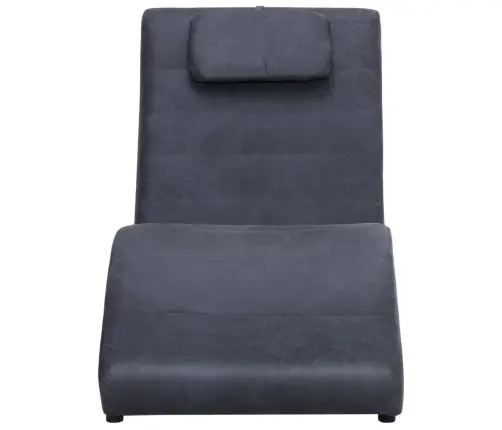 Zvilnis Ar Spilvenu, Pelēka Mākslīgā Zamšāda Vidaxl