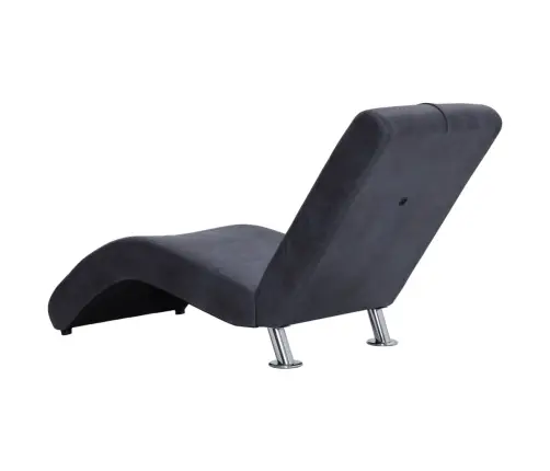 Zvilnis Ar Spilvenu, Pelēka Mākslīgā Zamšāda Vidaxl