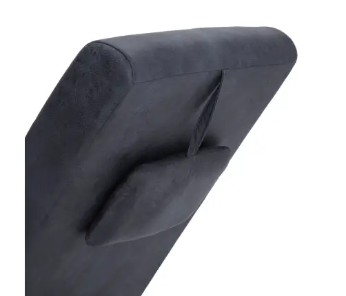 Zvilnis Ar Spilvenu, Pelēka Mākslīgā Zamšāda Vidaxl