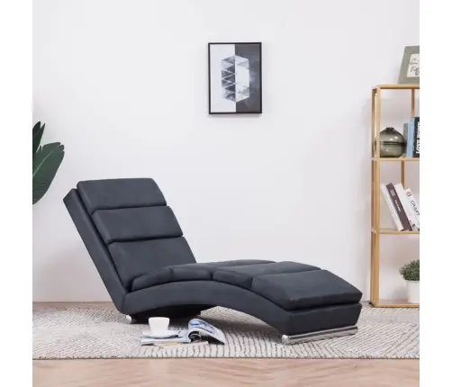 Zvilnis, Pelēka Mākslīgā Zamšāda Vidaxl