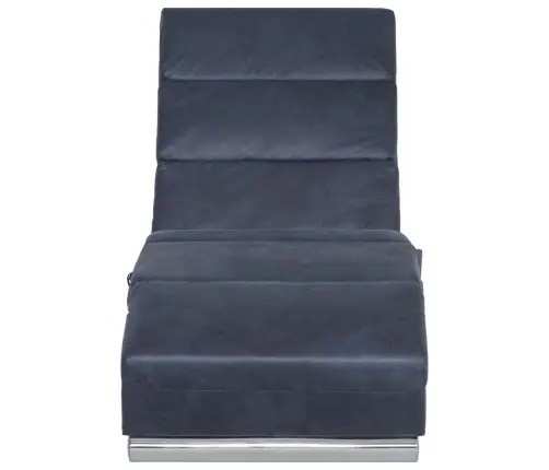 Masāžas Zvilnis, Pelēka Mākslīgā Zamšāda Vidaxl