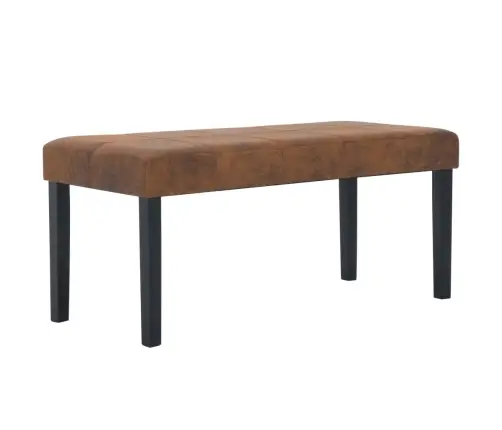 Sols, 106 Cm, Brūna Mākslīgā Zamšāda Vidaxl