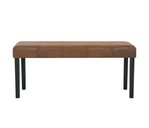 Sols, 106 Cm, Brūna Mākslīgā Zamšāda Vidaxl