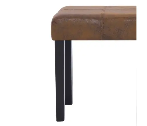 Sols, 106 Cm, Brūna Mākslīgā Zamšāda Vidaxl