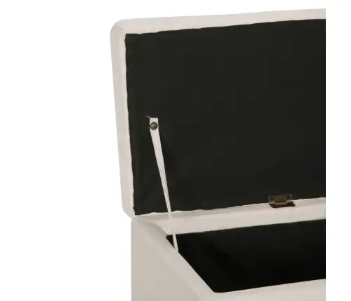 Sols Ar Kasti, 116 Cm, Krēmkrāsas Poliesters Vidaxl