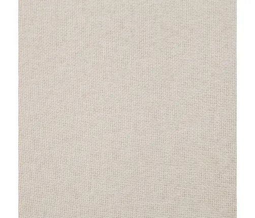 Sols Ar Kasti, 116 Cm, Krēmkrāsas Poliesters Vidaxl