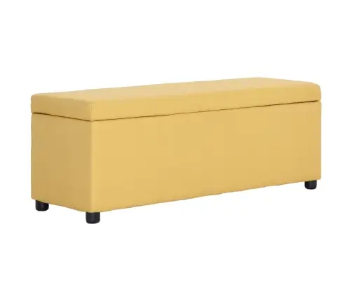 Sols Ar Kasti, 116 Cm, Dzeltens Poliesters Vidaxl