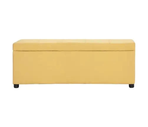 Sols Ar Kasti, 116 Cm, Dzeltens Poliesters Vidaxl