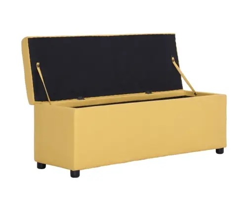 Sols Ar Kasti, 116 Cm, Dzeltens Poliesters Vidaxl