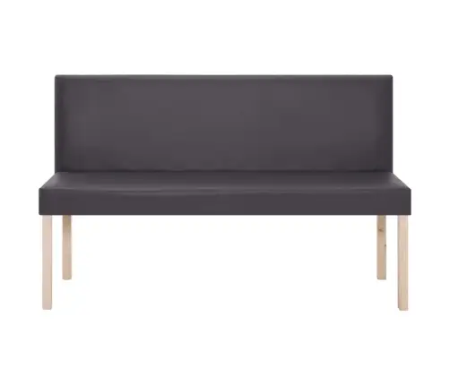 Suoliukas, Pilkas, 139,5cm Dirbtinė Oda