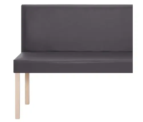 Suoliukas, Pilkas, 139,5cm Dirbtinė Oda