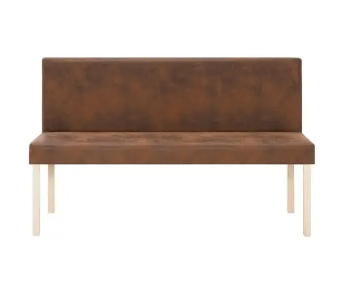 Suoliukas, Rudas, 139,5cm Dirbtinė Versta Oda