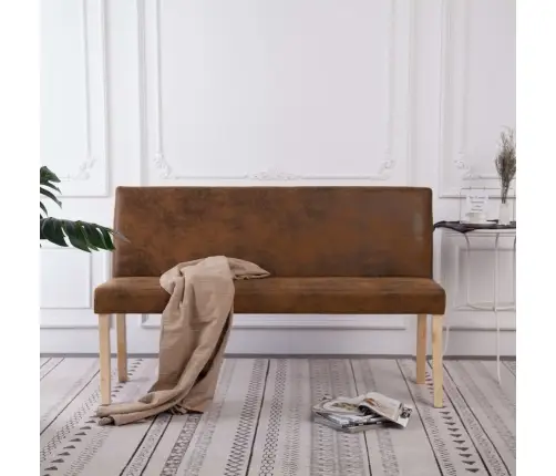 Suoliukas, Rudas, 139,5cm Dirbtinė Versta Oda