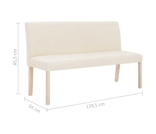 Pink 139,5 cm Kreemjasvalge, Polüester