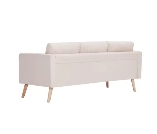 3-Kohaline Diivan, Kangas, Kreemjas