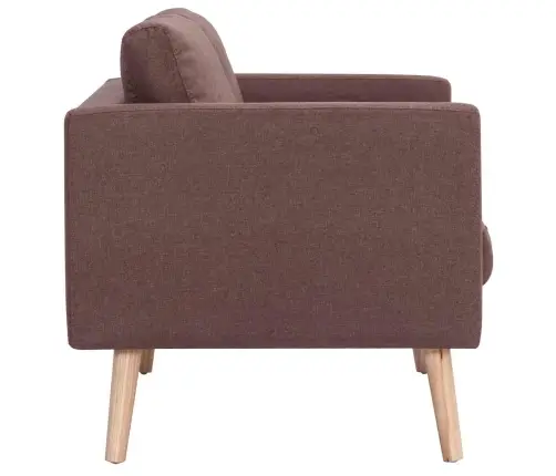 Divvietīgs Dīvāns, Brūns Audums Vidaxl