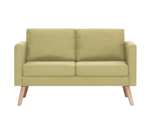 Divvietīgs Dīvāns, Zaļš Audums Vidaxl