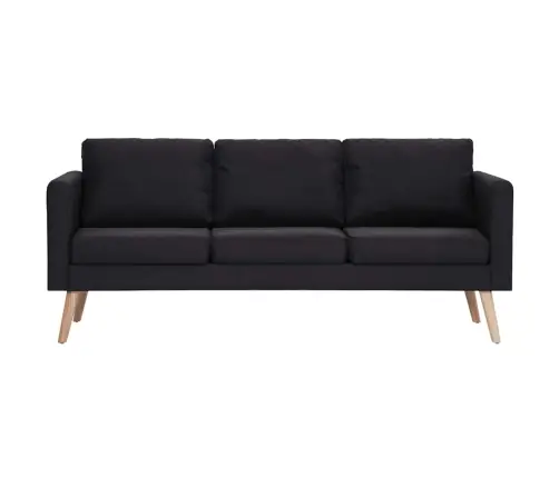 3-Kohaline Diivan, Kangas, Must