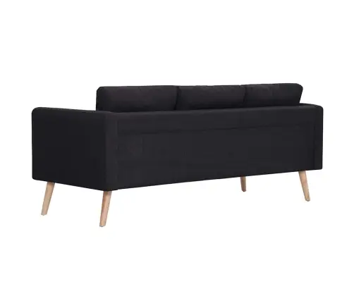 3-Kohaline Diivan, Kangas, Must