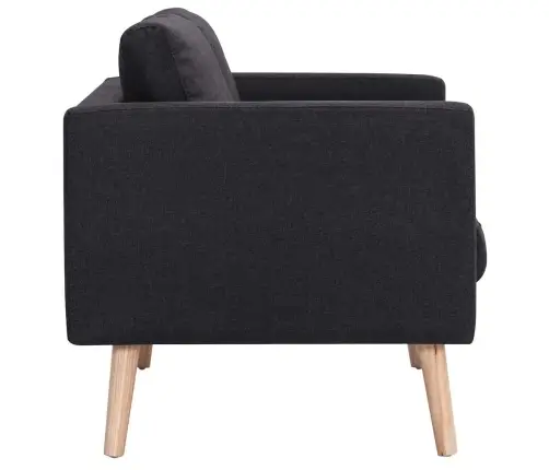 3-Kohaline Diivan, Kangas, Must