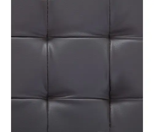 Daiktadėžė-Otomanė, Pilka, 87,5cm Dirbtinė Oda