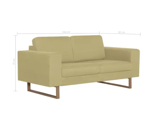 2-Kohaline Diivan, Kangas, Roheline