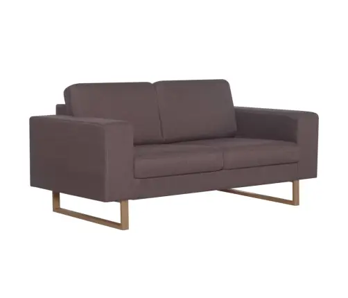 Dvivietė Sofa, Taupe Spalvos, Audinys