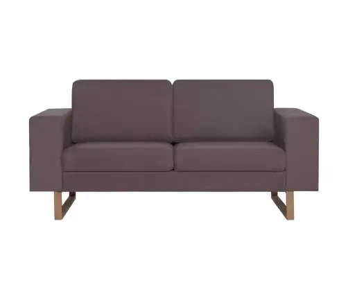 Dvivietė Sofa, Taupe Spalvos, Audinys