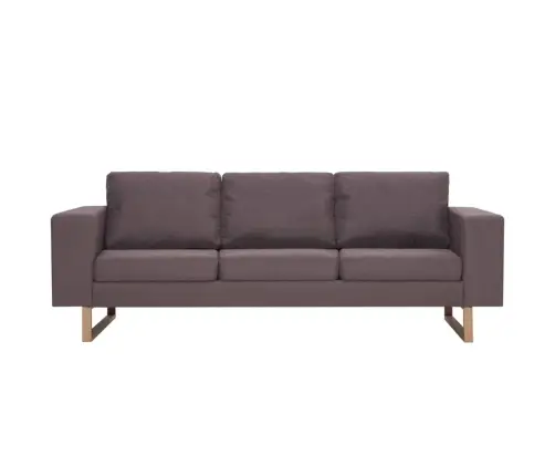 Trivietė Sofa, Taupe Spalvos, Audinys