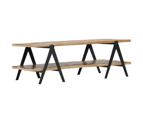 Kavos Staliukas, 115X60X40cm Perdirbtos Medienos Masyvas