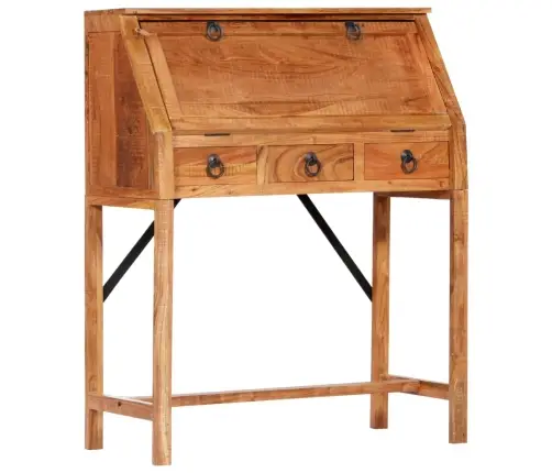 Rakstāmgalds, 90X40X107 Cm, Akācijas Masīvkoks Vidaxl