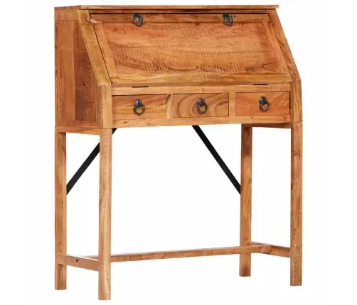 Rakstāmgalds, 90X40X107 Cm, Akācijas Masīvkoks Vidaxl