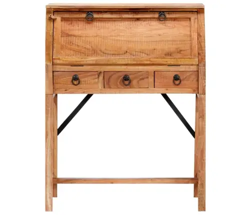 Rakstāmgalds, 90X40X107 Cm, Akācijas Masīvkoks Vidaxl