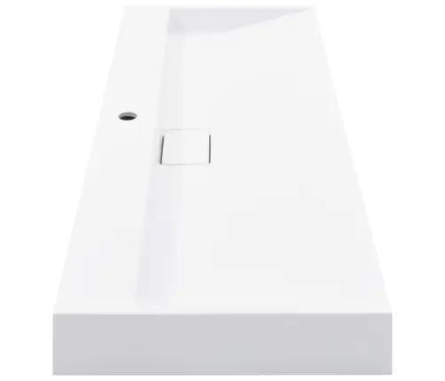 Valamu 120 X 46 X 11 Cm Mineraalvalatis/Marmorvalatis, Valge