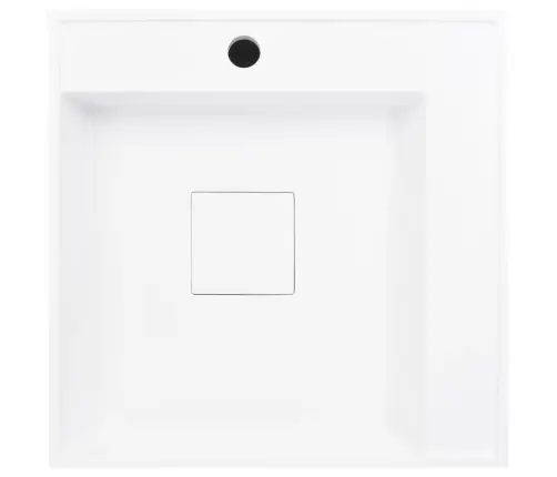 Valamu 50 X 50 X 12,3 Cm Mineraalvalatis/Marmorvalatis, Valge