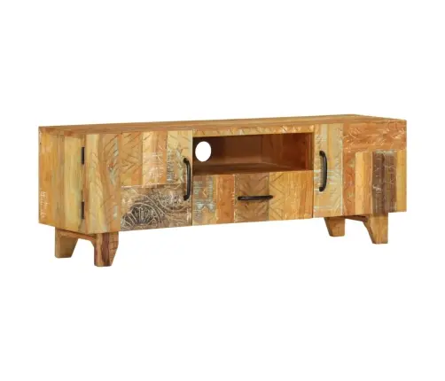Tv Skapītis, 120X30X40 Cm, Roku Darbs, Pārstrādāts Masīvkoks Vidaxl