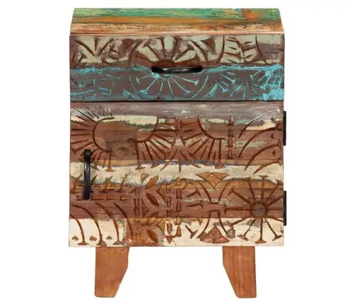 Naktsskapītis, Ar Kokgriezumiem, Pārstrādāts Masīvkoks Vidaxl