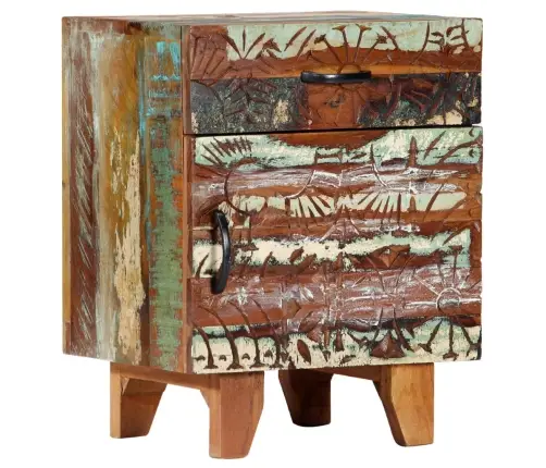 Naktsskapītis, Ar Kokgriezumiem, Pārstrādāts Masīvkoks Vidaxl